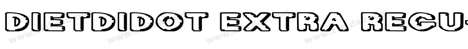 DietDidot Extra Regu字体转换